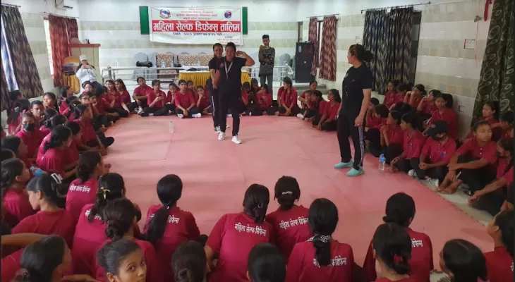 प्रदेश खेलकुद विकास बोर्डको आयोजनामा महिला सेल्फ डिफेन्स तालिम सम्पन्न