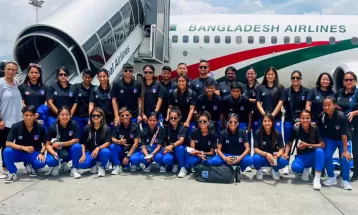 Nepali women football team leaves for Bangladesh for friendly matches