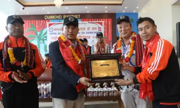 वर्ल्ड मार्सल आर्ट्स च्याम्पियनसिपका स्वर्णधारी सुमन सम्मानित