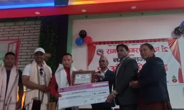 स्वर्ण जित्ने कराते खेलाडीलाई एक लाख पुरस्कार