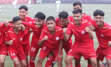 यू–१६ लिग फुटबल : उद्घाटन खेलमा पुलिस विजयी