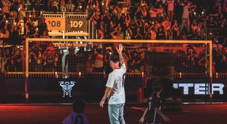 इन्टर मियामीमा मेस्सीलाई भव्य स्वागत