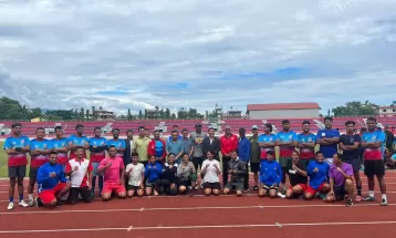 सदस्य–सचिव घिसिङद्वारा आर्चरी, बक्सिङ र रग्बीको तयारी निरीक्षण