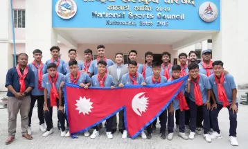 फुटबल टोली मोरोक्को प्रस्थान