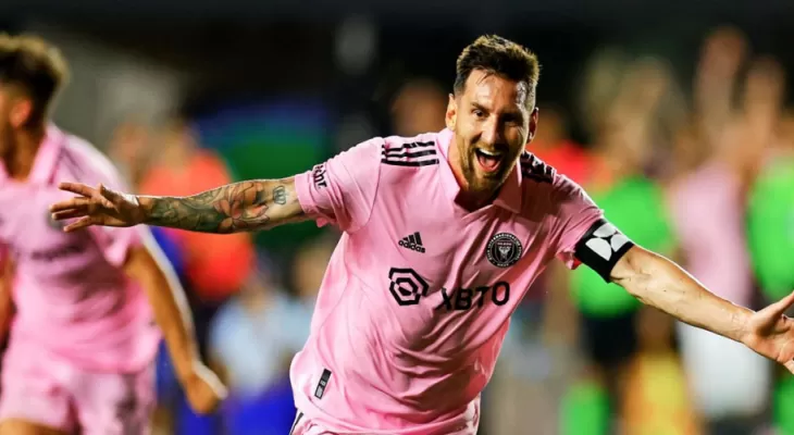 मियामीको डेब्यु खेलमै मेस्सीले गरे गोल