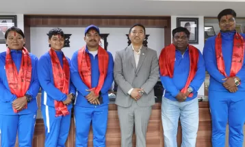 कुस्ती टोली वैदेशिक प्रशिक्षणका लागि भारत जाने