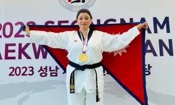 अन्तर्राष्ट्रिय तेक्वान्दो प्रतियोगितामा नन्दालाई स्वर्ण