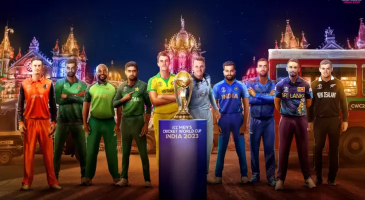ओडीआई विश्वकप २०२३ को पोस्टर सार्वजनिक