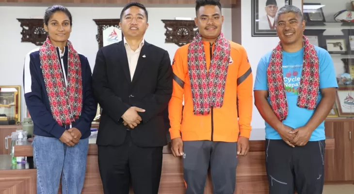 नेपाल पहिलोपटक विश्व साइक्लिङ च्याम्पियनसिपमा