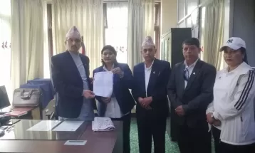 युवा तथा खेलकुद मन्त्रालयलाई राष्ट्रिय खेलकुद परिषद् कर्मचारी संघको ज्ञापनपत्र