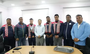 भारोत्तोलनमा पदक जित्न सफल खेलाडीलाई सदस्य–सचिवको बधाई