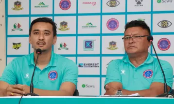 एएफसी कपमा मछिन्द्र क्लबले भुटानको पारो एफसीसँग खेल्दै