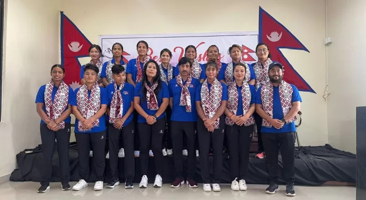 नेपाली राष्ट्रिय महिला क्रिकेट टोलीको बिदाइ