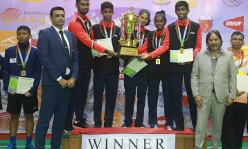 ब्याडमिन्टन एसिया च्याम्पियनसिपमा श्रीलंका टिम च्याम्पियन