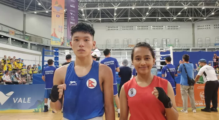 बक्सिङमा नेपाललाई दुई काश्य