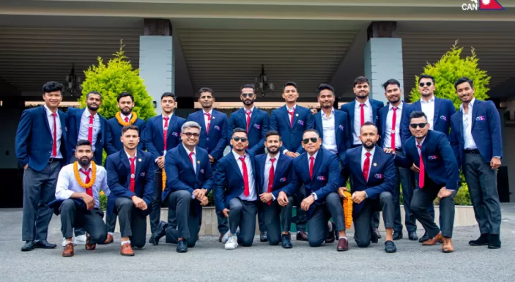 Nepali team off to Pakistan for Asia Cup cricket