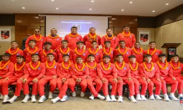 नेपाली फुटबल टोली भुटान प्रस्थान