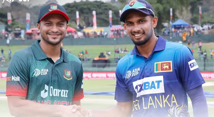 एसिया कप क्रिकेट : श्रीलंकाविरुद्ध बंगलादेशले टस जितेर ब्याटिङ गर्दै