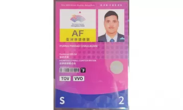 भलिबलका अन्तर्राष्ट्रिय रेफ्री चौलागाईं एसियाली खेलकुदका लागि छनोट