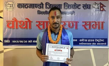 Former captain Khadka is chosen to lead the Bagmati Province Cricket Association