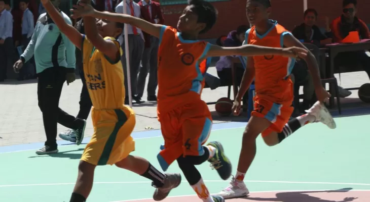 अन्तरविद्यालय बास्केटबल : ज्ञान निकेतन क्वाटरफाइनलमा