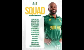 एकदिवसीय विश्वकपका लागि दक्षिण अफ्रिकाको टोली घोषणा