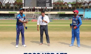 एसिया कप क्रिकेट : अफगानिस्तानविरुद्ध श्रीलंकाले पहिले ब्याटिङ गर्दै