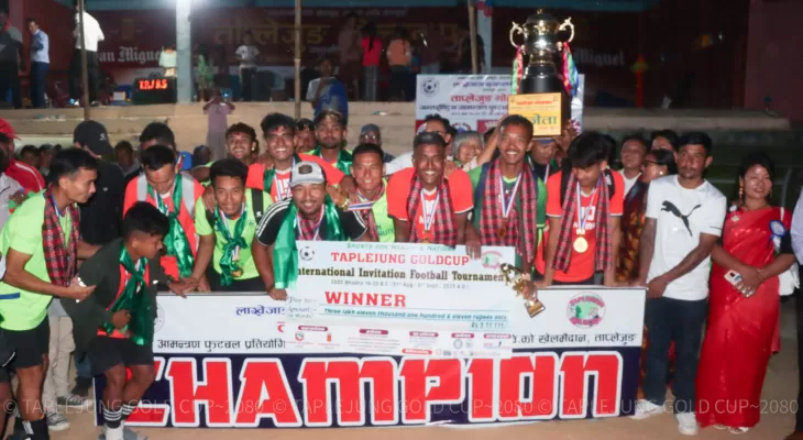 Redhorse Ilam wins Taplejung Gold Cup title