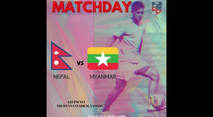 दोस्रो मैत्रीपूर्ण खेलमा नेपाल म्यानमारसँग पराजित