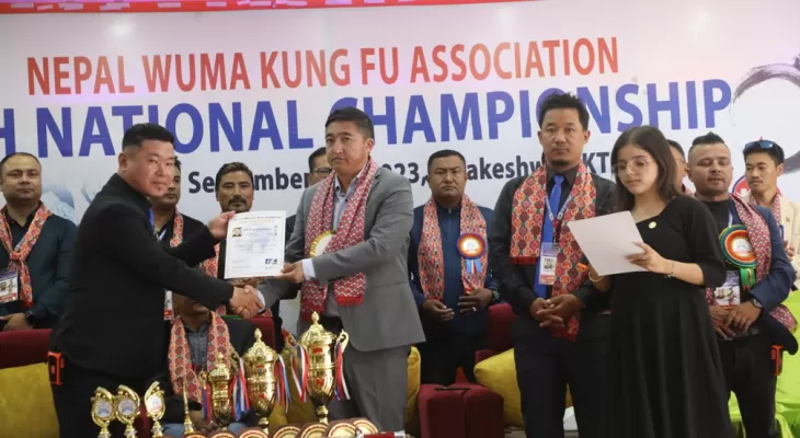 बागमती प्रदेश राष्ट्रिय उमा कुङफु च्याम्पियन