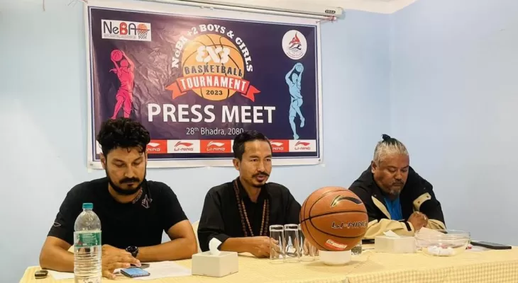 नेबा बास्केटबल शुक्रबारदेखि