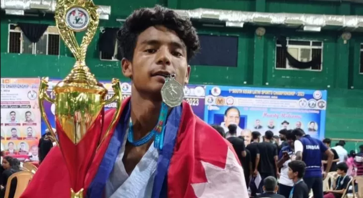 ‘साउथ एशिया कराते कप–२०८०’ मा बझाङका सुदीप प्रथम