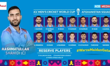 एकदिवसीय विश्वकपका लागि अफगानिस्तानको टोली घोषणा