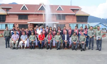 एसियाडमा सहभागि हुने खेलाडी, प्रशिक्षक र अफिसियलको बिदाइ