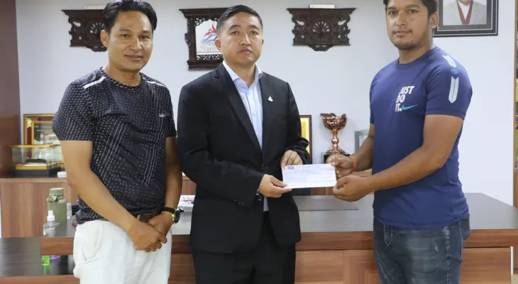 रग्बी खेलाडी यशोदालाई आर्थिक सहयोग