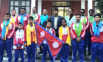 खपाङगीको नेतृत्वमा कराते टोली बंगलादेश प्रस्थान