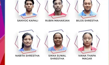 टेबलटेनिस टोली चीन जाँदै