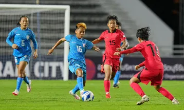 एएफसी एसियन कप छनोट : भारत कोरियासँग ८–० ले पराजित