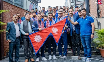 एसियाडका लागि नेपाली क्रिकेट टोलीको बिदाइ