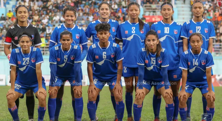 एसियाली खेलकुद : महिला फुटबलमा नेपाल जापानसंग पराजित