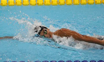 एसियाली खेलकुद : पौडीतर्फ अनुशिया हिटबाटै बाहिरिन्