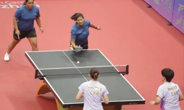 Sikka and Navita of Nepal were defeated in table tennis at the 19th Asian Games