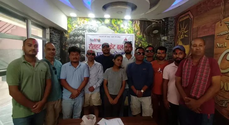 दिवस तिमल्सिना रौतहट बास्केटबल संघको अध्यक्षमा चयन