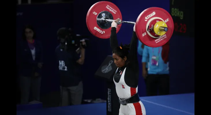 एसियाली खेलकुद : भारतोलनमा नेपाली महिला खेलाडीको यात्रामा पूर्णविराम