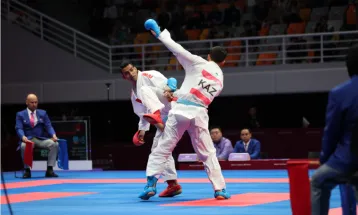 एसियाली खेलकुद : करातेमा नेपाली खेलाडी पराजित