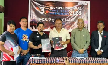 अन्तर वडा टेबलटेनिसलाई सुमनको साथ