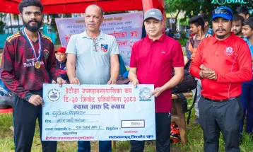 हेटौंडा उपमहानगरपालिका टी-२० कपमा नारायणी कलेज विजयी