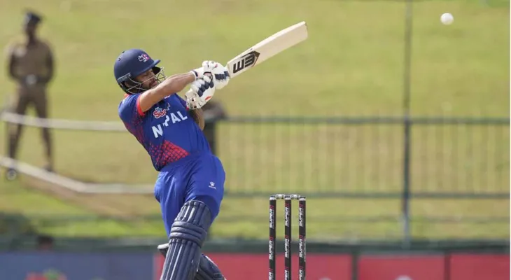 त्रिकोणात्मक टी–२० सिरिज : नेपालले पहिलो विकेट गुमायो