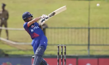 त्रिकोणात्मक टी–२० सिरिज : नेपालले पहिलो विकेट गुमायो