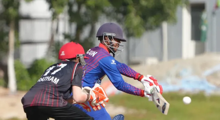 अर्जुनको किर्तिमानी ब्याटिङ नेपालले साउदी अरेबियालाई ३ सय ४८ रनको विशाल लक्ष्य दियो